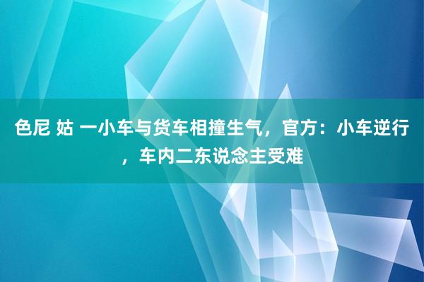 色尼 姑 一小车与货车相撞生气，官方：小车逆行，车内二东说念主受难